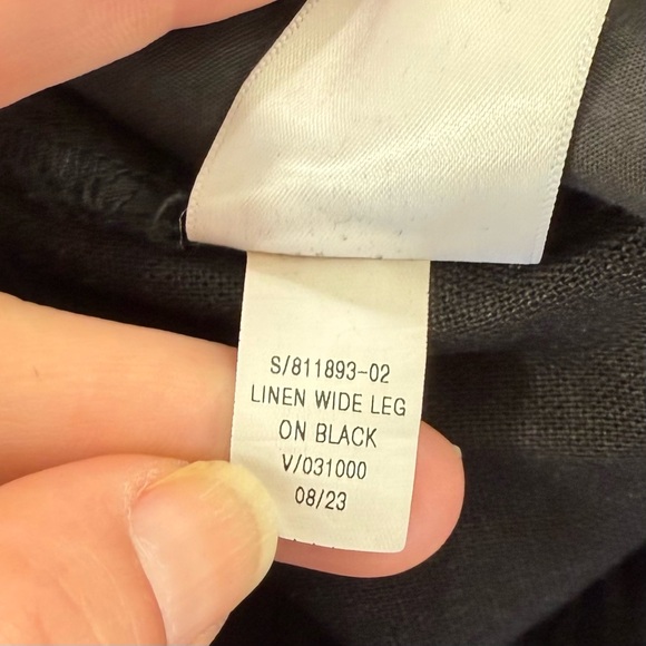 NWT Old Navy Women’s 2X Black High Rise Wide Leg Linen Blend Pants - Picture 10 of 14